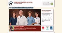 Desktop Screenshot of deerparkvets.com